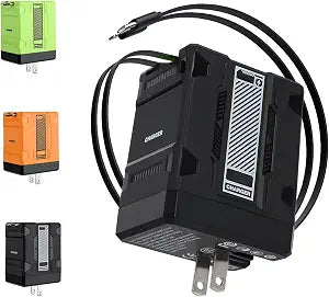 2-in-1 Compatible with 120w Fast Charger, 2025 New Retractable Wall Fasts Charging Power Adapter with All in One Foldable Plug, Multi-Functional Fast Smart Charger for Phone, Tablet, Laptops (Black)