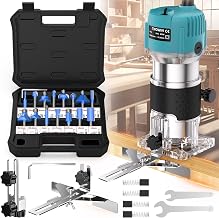 TwoWin Router Tool, 110V 800W Compact Palm Wood Router Tool for Woodworking