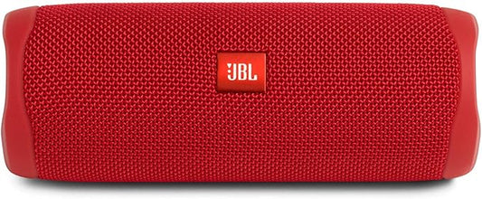 JBL FLIP 5 Waterproof Portable Bluetooth Speaker - Red (Renewed)