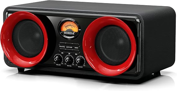 Bluetooth Speaker with Loud Stereo Sound, 100W Peak Power Wireless Speaker, 12 Hours Battery Life, Subwoofer, for Home, Desk, Bedroom