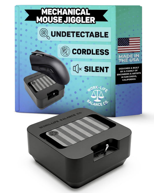 Mini Mouse Jiggler Made in USA, Undetectable, No USB, Cordless Mouse Mover - Image 1