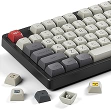 XDA Profile PBT Keycaps, Retro Game Console Custom Keycap Set, XVX Keyboard Keycap 75 Percent with Dye-Sublimation Suitable for Most 65% 80% 100% Gateron Cherry MX Switches Mechanical Keyboard - Image 1
