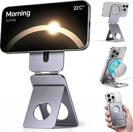 1ST IDEA Phone Tripod Stand, Portable Selfie Stick for iPhone, Ultra-Thin