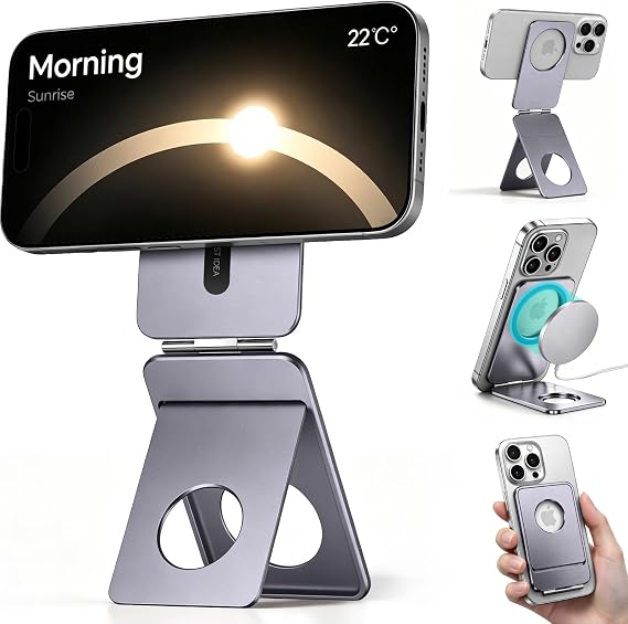 1ST IDEA Phone Tripod Stand, Portable Selfie Stick for iPhone, Ultra-Thin