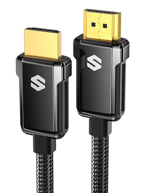 Silkland HDMI ARC Cable for Soundbar 3.3FT, [e ARC, ARC, HDCP 2.2, Ethernet] High Speed 18Gbps HDMI Cable, Braided HDMI Cord for Sound bar, UHD TV