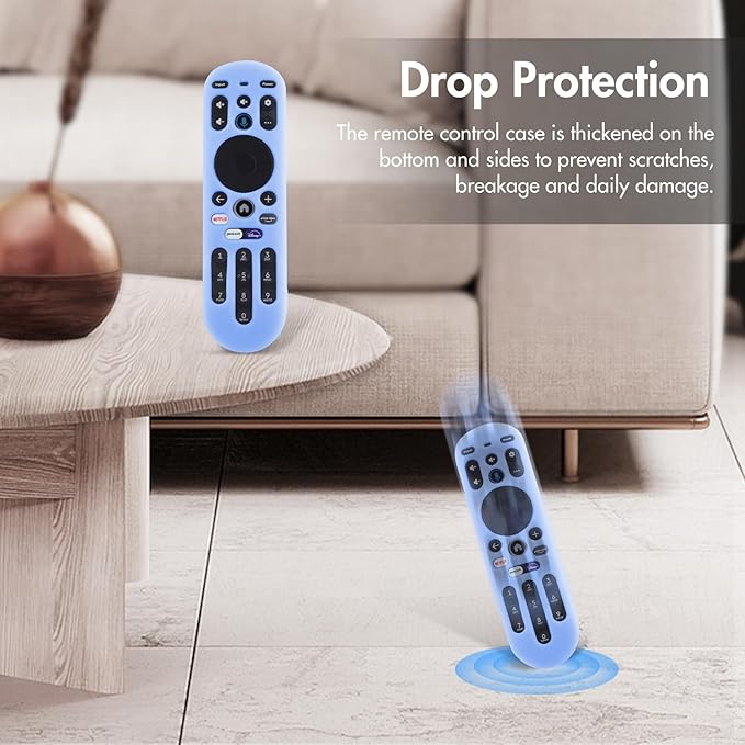 LEFXMOPHY Blue Cover for Xumo TV MG3-R34010 PR1 Remote Silicone Case for Pioneer Xfinity Spectrum Element 764f0000100 Remote Control Skin