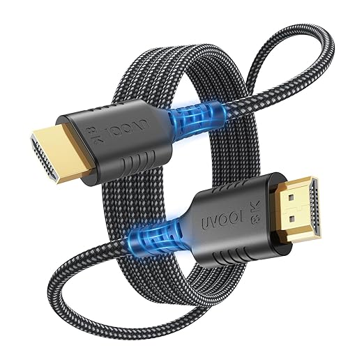 Long HDMI Cable 15FT HDMI 2.1 Cable 8K Ultra High Speed HDMI Cord Support 48Gbps,8K@60Hz & 4K@240Hz, eARC, HDCP 2.3,15 FT Shielded Cord for Soundbar, PS4/PS5, TV,Xbox Series X, Switch, PC