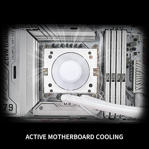 Thermalright Stream Vision 360 White CPU Liquid Cooler, 3.5in Magnetic Embedded Fan LCD Screen, 640x480 Resolution,Pump with Fan,Compatible with AM5,lga1851/1700/115x