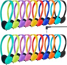 30 Pack Class Set Headphones for Students School Classroom - Image 1