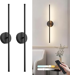 KARTOOSH Removable Battery Operated Wall Sconces Set of Two - Image 1