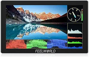 FEELWORLD P6X 5.5 Inch 1920x1080 Pixels Aluminium DSLR Camera Field Monitor Touch Screen 4K HDMI 1000cd/m² Support 3D LUT Log to Rec.709