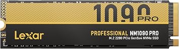 Lexar 4TB NM1090 PRO NVMe SSD, 14,000/13,000 MB/s, M.2 2280, PCIe Gen 5