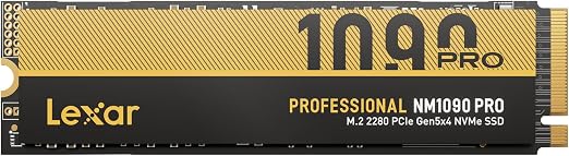 Lexar 4TB NM1090 PRO NVMe SSD, 14,000/13,000 MB/s, M.2 2280, PCIe Gen 5