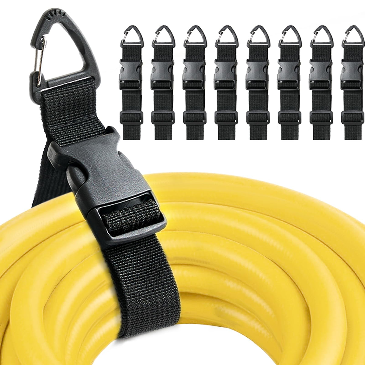 8 Pack Extension Cord Holder Organizer, Garage Electrical Cord Organization