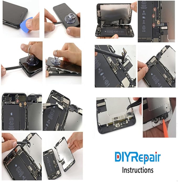 for iPhone 8 Plus Screen Replacement 5.5', 3D Touch Display Full Repair kit, Digitizer Assembly with Tools Set, Tempered Glass, Instruction