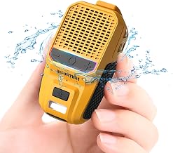 INFURTURE Clip on Bluetooth Speaker Wearable Waterproof Speaker with Mic
