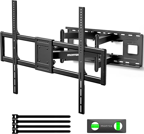 monTEK Heavy Duty Full Motion TV Wall Mount for 60-120 Inch Extra Large TVs