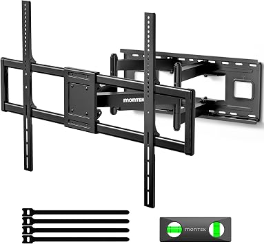 monTEK Heavy Duty Full Motion TV Wall Mount for 60-120 Inch Extra Large TVs