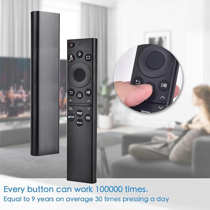 for Samsung Smart TV Voice Remote,for All 2019 to 2025 Samsung Remote,Replacement Control for The Frame/Crystal UHD/QLED/NEO QLED/Curved 4K 8K TVs
