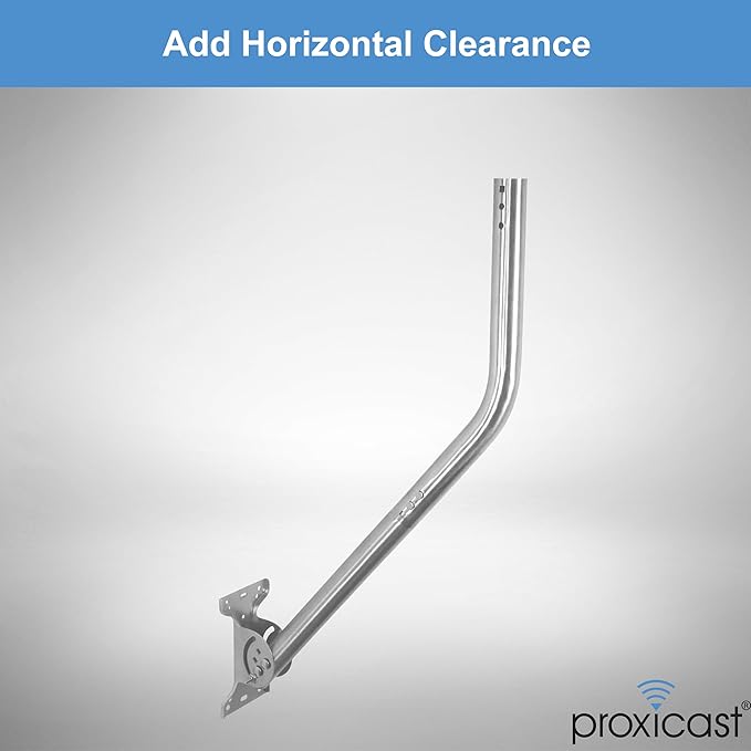 Proxicast 12 inch Stainless Steel Extension Pole for Proxicast J-Max Antenna Mounts (ANT-800-X12)