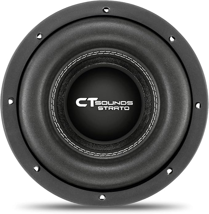 CT Sounds STRATO-8-D4 1200 Watts Max 8 Inch Car Subwoofer Dual 4 Ohm