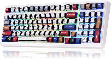 Aula F99 Wireless Mechanical Keyboard Creamy Computer Gaming Keyboards