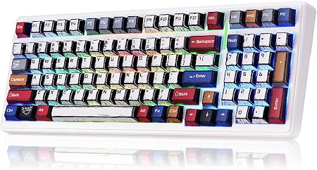 Aula F99 Wireless Mechanical Keyboard Creamy Computer Gaming Keyboards