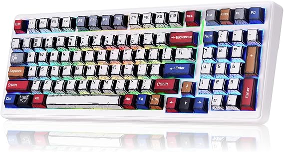 Aula F99 Wireless Mechanical Keyboard Creamy Computer Gaming Keyboards