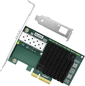 PCIE X4 Interface to 10GbE SFP+ Optical Port Network Adapter for Desktop PC, Intel 82599ES 10Gb/s Ethernet Controller, 10GbE PCIE NIC Card for Gaming, 10Gb/s SFP+ LAN Adapter for Storage (X520-DA1)