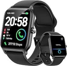 Fitpolo Smart Watches for Men Android & iPhone, Alexa Built-in [1.8" HD Screen] IP68 Waterproof Fitness Watch with Bluetooth Call (Answer/Make), Heart Rate/Sleep/SpO2 Monitor, 105+ Sports Tracker - Image 1