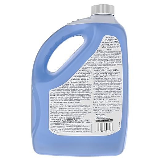 Windex Powerized Formula Glass & Surface Cleaner, 1 gal. Bottle