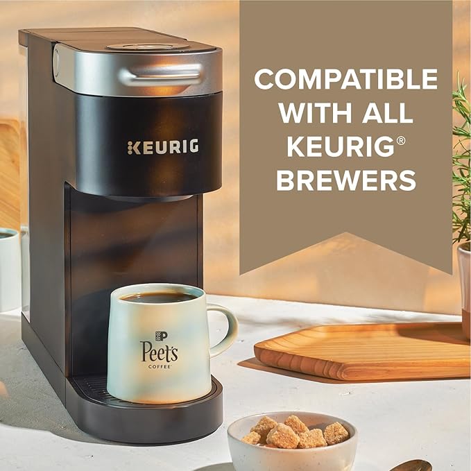 Peet's Coffee, Dark Roast Keurig K-Cup Pods - House Blend 60 Count (6 Boxes of 10 K-Cup Pods)