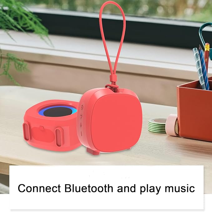 Bluetooth Speaker Portable Media Players Clear Loud Stereo Sound Deep Bass Wireless Speaker With Lights TWS IPX5 Waterproof Small Speakers Long Playtime for Home/Party/Outdoor/Beach Electronic Gadgets