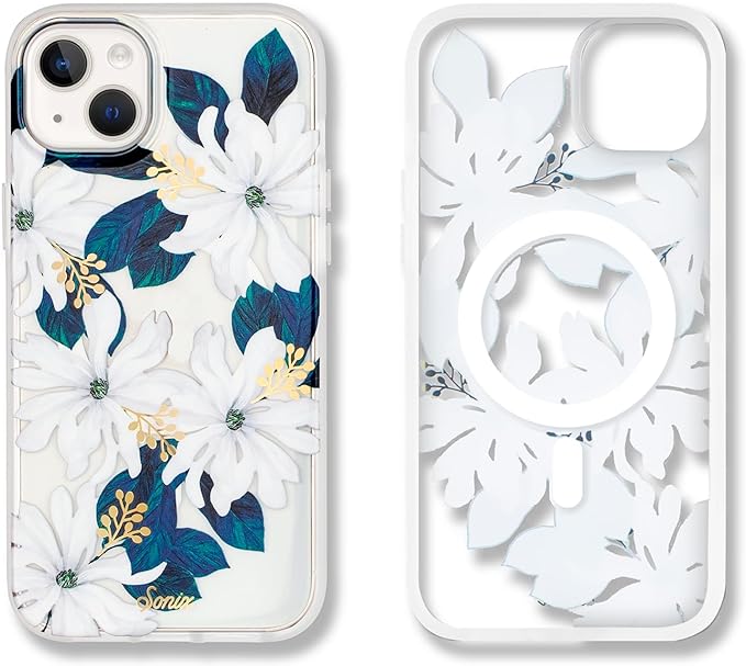 Sonix Case for iPhone 15 Plus, iPhone 14 Plus | Compatible with MagSafe | 10ft Drop Tested | Delilah Flowers
