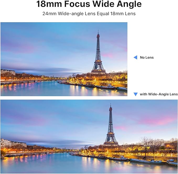 Wide Angle Lens for Sony ZV1 ULANZI WL-1 ZV1 18mm Wide Angle/ 10X Macro 2-in-1 Additional Lens for Sony ZV1/RX100 VII Camera
