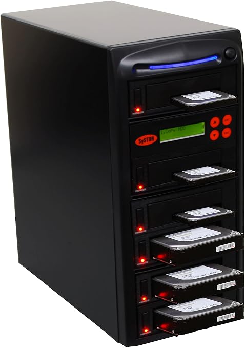 Systor 1:5 HDD/SSD Hard Drive Duplicator/Eraser - 5.4GB/Min - SYS105HS-DP