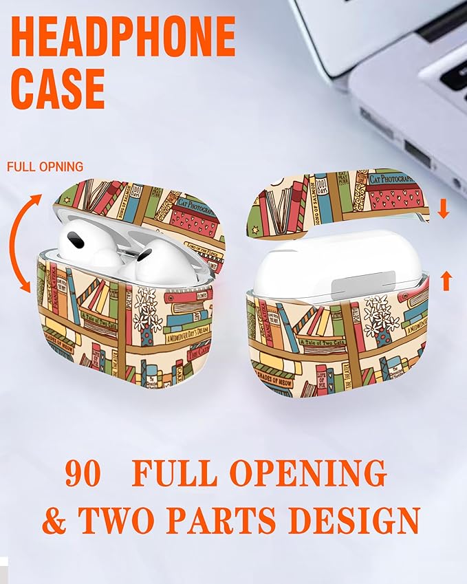 Compatible with Airpod Pro 2nd/1st Generation,360° Full Protection Cover for Girl Women,Cute Accessories Hard Case Portable & Shockproof for Airpod Pro 2nd Charging Case 2023/2022/2019(Cat Sleeping)