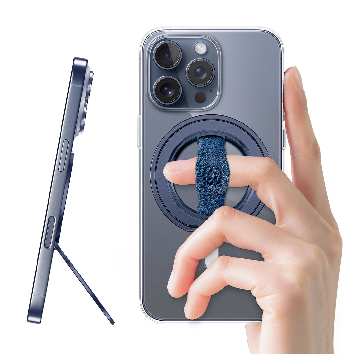 Phone Grip Stand — MagSafe Compatible, Secure Hold - Image 1