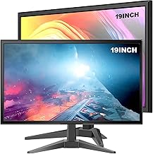 19-inch Full HD 75Hz Small Thin Monitor 2PACKS for laptops, Computers and desktops, HD+ 1440 x 900p, Anti-Glare, LED Display, VGA/HDMI Connection - Image 1