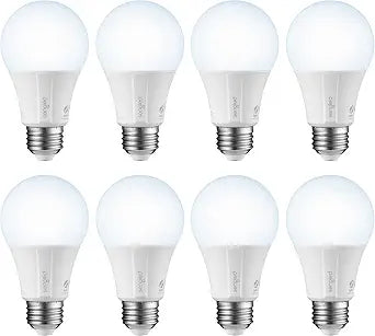 Sengled Zigbee Smart Light Bulbs, Smart Hub Required, Works with SmartThings and Echo with built-in Hub, Voice Control with Alexa and Google Home, Daylight 60W Equivalent A19 Alexa Light Bulb, 8 Pack
