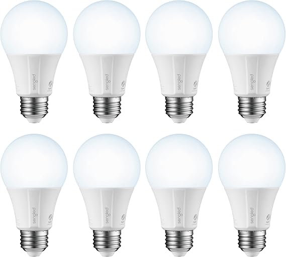 Sengled Zigbee Smart Light Bulbs, Smart Hub Required, Works with SmartThings and Echo with built-in Hub, Voice Control with Alexa and Google Home, Daylight 60W Equivalent A19 Alexa Light Bulb, 8 Pack