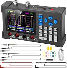 LCD Handheld Digital Oscilloscope Kit - 2 Channel 3.2" TFT Multimeter Oscilloscope Signal Generator Mini Automotive Oscilloscope Bandwidth 120Mhz Digital Oscilloscopes Portable 250MSa/s Sampling Rate - Image 1