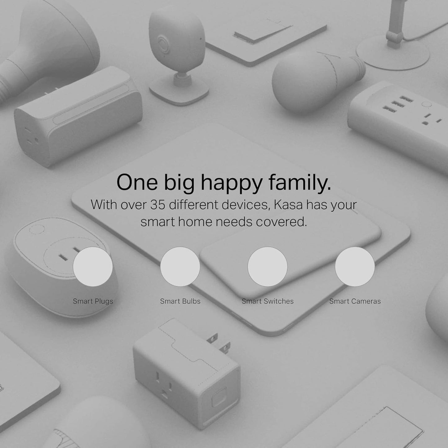 WiFi Smart Plug 4-Pack Works with Alexa and Google Home No Hub Required 15 Amp UL Certified White