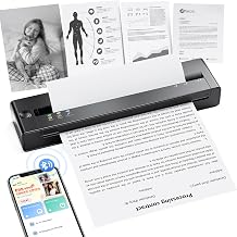 TATTMUSE A28U Inkless Thermal Portable Printer Wireless for Travel 8.5 x 11