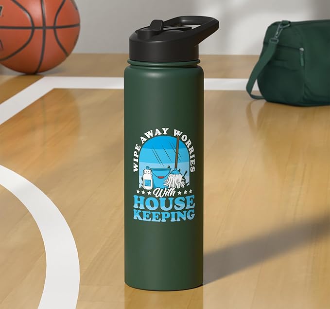 Housekeeping House Keeper Uniforms Housekeeper Stainless Steel Insulated Water Bottle