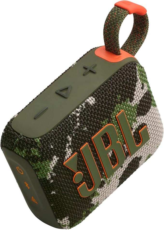 JBL JBLGO4SQUADAM-Z Go 4 Portable Bluetooth Speaker, Sqaud - Certified Refurbished