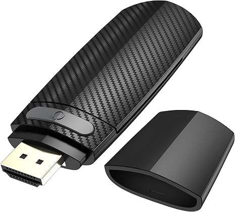 dibdib Wireless HDMI Transmitter and Receiver,Wireless HDMI Display Dongle Adapter 1080P HD for Streaming Video/Audio from Laptop/PC to HDTV/Projector,Neither Setup nor APP Needed
