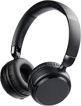 Amazon Basics Bluetooth On-Ear Headphones Wireless with Microphone, Deep Bass, 35 Hour Playtime, Foldable, Collapsible, Portable Travel Friendly, Black - Image 1