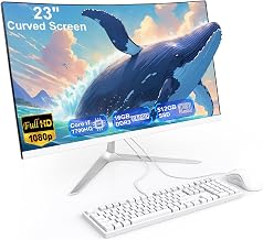 23.8inch Curved Screen All-in-One Computer Ultra-Thin Design for Work&Study - Image 1