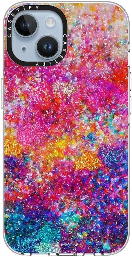 CASETiFY Clear iPhone 14 Case [Not Yellowing / 6.6 ft. 3X Military Grade Drop Protection/Compatible with Magsafe] - and We Danced Our Way Home - Clear